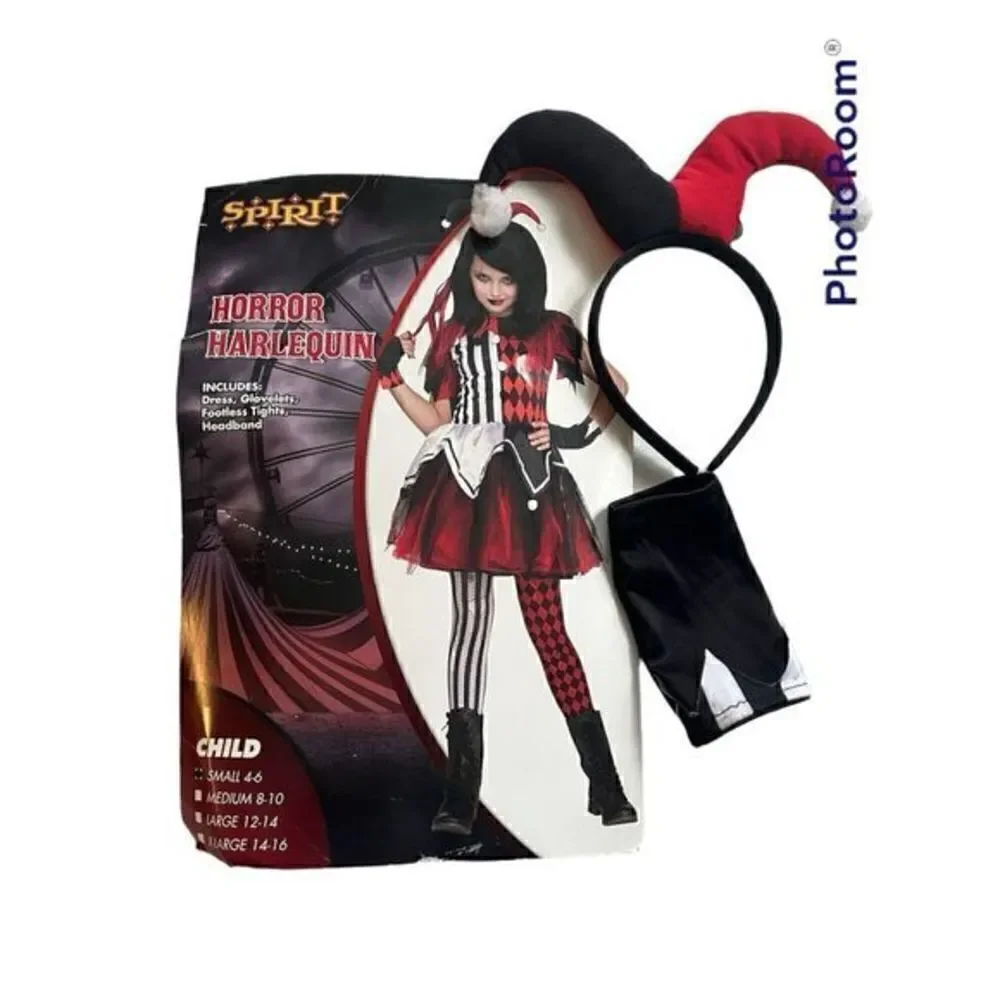 HORROR Harliequin Halloween Costume